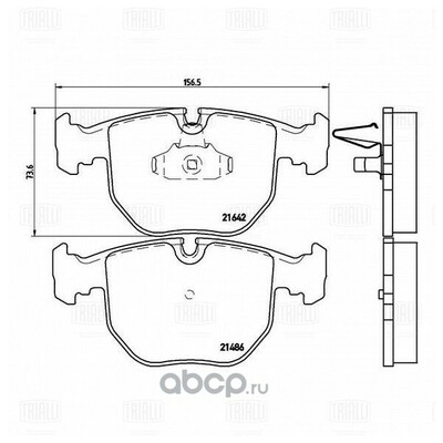 Trialli  .  / BMW X5 (E53) (00-)/5 (E39) (95-) . . ( .  ) (PF 4154) (,  1)