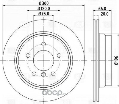 Trialli  .  / BMW X1 (E84) (09-)/1 (E81) (04-)/3 (E90) (05-) . d=300 (DF 261003) (,  2)