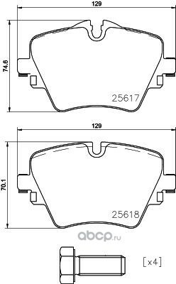 Brembo   BMW 5(G30)/X1(F48)/X2(F39)/X3(F97)/X4(F98)