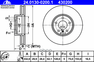 Ate      BMW X5-E70/F15 / X6-E71/F16