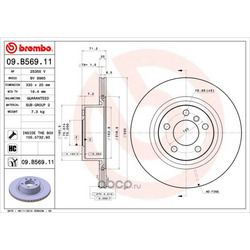 Brembo    BMW X3(F25) 2011-&gt; /Vent D=330mm